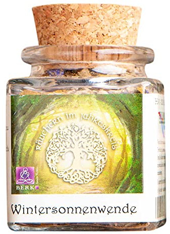 Berk Räucherwerk, 8 Sets à 1 Stück, je 20 Granulate, Pine, Lavender, Mistletoe, Chamomile, Pine Resin