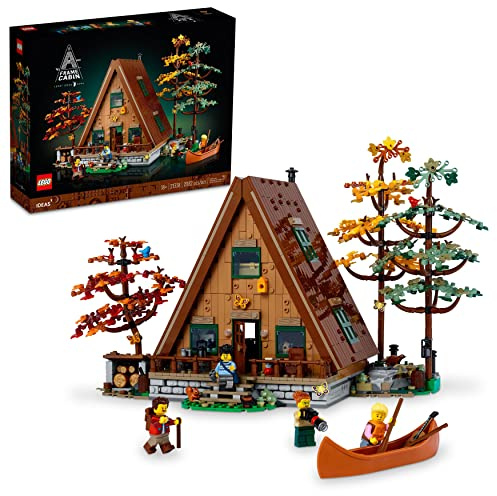 LEGO Ideas 21338 Triangular Frame Cottage (2082 Teile); Bausatz für Erwachsene
