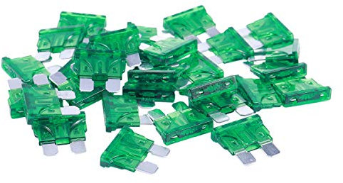 Doumneou Fahrzeug-Auto 30A 30Amp Grüner Körper Flachsicherung 30pcs