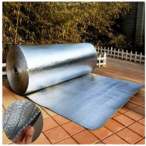 PROPFE Isolation Reflectix Réflecteur réfléchissant la Chaleur Feuille à Bulles Feuille d'isolation Murale Économisez de l'énergie Réchauffez-Vous ou Gardez la pièce fraîche Isolation Thermique