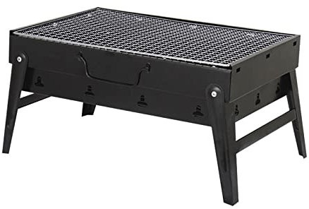 Gasgrill Kleiner BBQ-Faltbarer tragbarer Holzkohle-Camping-Picknick-Brenner im Freien Faltbarer Holzkohle-Camping-Grillofen