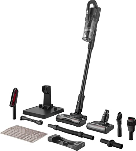 Sencor Aspirador Escoba Limpiador Inalámbrico, Seco y Humedo, 4 en 1, 70min de autonomía, Fast Charge, 360°, Motor Digital de Alto Rendimiento 550 vatios, Kit Cat&Dog, Lámpara UV-C, Accesorios