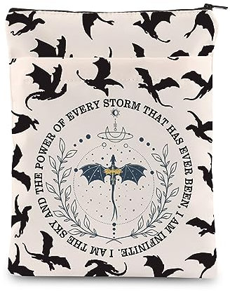 Dark Romance Reader Gift Dragon Rider Book Sleeve Dragon Lover Gift Violet Sorrengail Fantasy Reader Gift (Infinite)