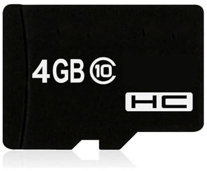 REY Tarjeta de Memoria 4GB Compatible con Formato Micro SD SDHC Card