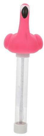 Gogogmee 1Stk Thermometer Tierbecken lustiges Becken Flamingo-Temperaturanzeige Poolwasser wassertemperaturmesser pooltertermometer Fischteichversorgung Fischteich Temperaturanzeige
