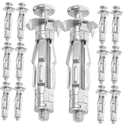 OKUMEYR Tasselli Per Pareti Cave Per Cartongesso Dado Di Espansione Bulloni Per Cartongesso 30 Pezzi Tasselli Per Pareti Cave Vite Inclusa