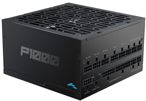 SAMA P1000 1000W Platinum Netzteil, ATX 3.1, PCIe 5.1, vollmodular, Schwarz | 80 Plus Platin zertifiziert, Cybenetics zertifiziert und japanische Kondensatoren, Ultra-leiser 140mm FDB Silent-Lüfter