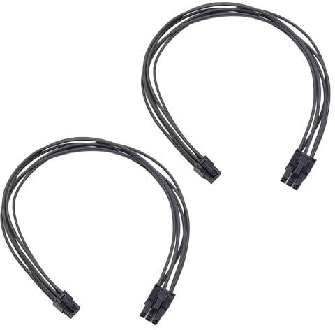 DIEKE Cable de alimentación de tarjeta gráfica PCIE de 6 pines a PCIE de 6 pines, adaptador de corriente de repuesto para cable gráfico de escritorio