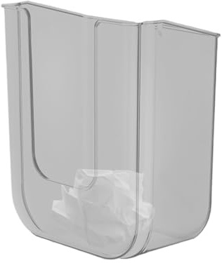 Porta salviette – Contenitore da parete per salviette | Scatola dispenser di fazzoletti ricaricabile | Elegante contenitore per salviettine umidificate, fazzoletti per il viso, tovaglioli in bagno