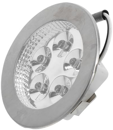 TOBBOMEY Range Hood LED Light Bulb Replacement 12V Round Kitchen Vent Hood Light Fixture for Stove Exhaust Fan Lighting