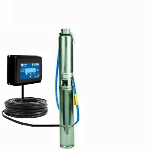 4GS11 POMPA SOMMERSA PER POZZI LOWARA 4GS11M HP1.5 V230 MONOFASE 90LTMIN 9.4BAR MAX (V230+CAVO 35MT+INVERTER)