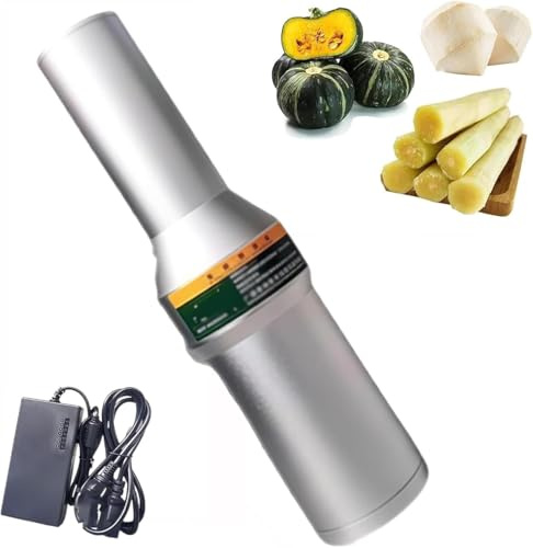 GYKOZY Peladora eléctrica compacta para Coco, Calabaza, piña y más: Herramienta de Cocina eficiente para una preparación rápida y Sencilla de Frutas y Verduras.