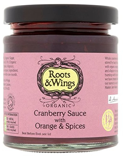 Roots & Wings Salsa Biologica ai Mirtilli Rossi 200g