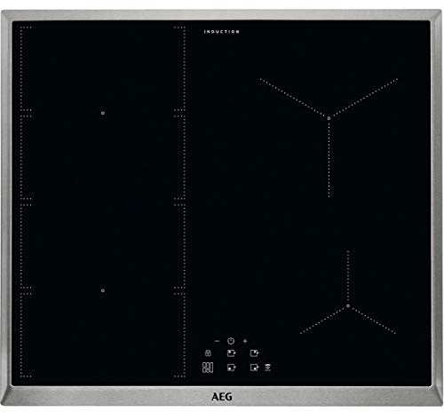 AEG IEE64070XB Built-in Zone induction hob Black IEE64070XB, Built-in, Zone induction hob, Glass-ceramic, Black, 1400 W, Rectangular
