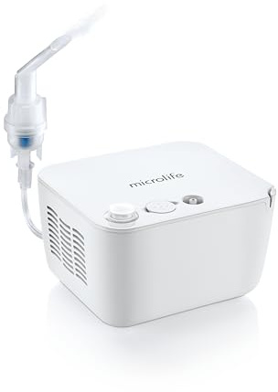 Microlife NEB 200 Nébuliseur, Garantie 5 ans, Qualité Professionnelle, Utilisation Intensive, Vitesse de Traitement Ultra-Rapide, Tous Types de Médicaments, Remboursement LPPR