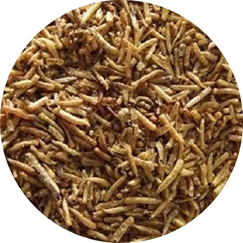 Reptilienfutter FLIEGENLARVEN getrocknet Fischfutter Zierfischfutter Nagerfutter (1 l)