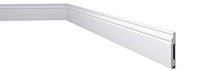 FB2F WALLSTYL Plinthe - 100 x 13 x 2000 mm - NOËL & MARQUET - une marque de NMC - Polystyrène haute densité