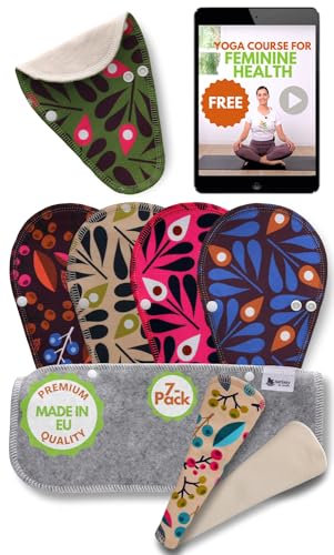 Öko STRING Slipeinlagen waschbar aus bio Baumwolle (tanga, 7er-Pack); dünne hochtemperatur-waschbare Slipeinlage Damen & Mädchen MADE IN EU; 100% Atmungsaktiv (kein PUL/TPU) für täglichen Ausfluss