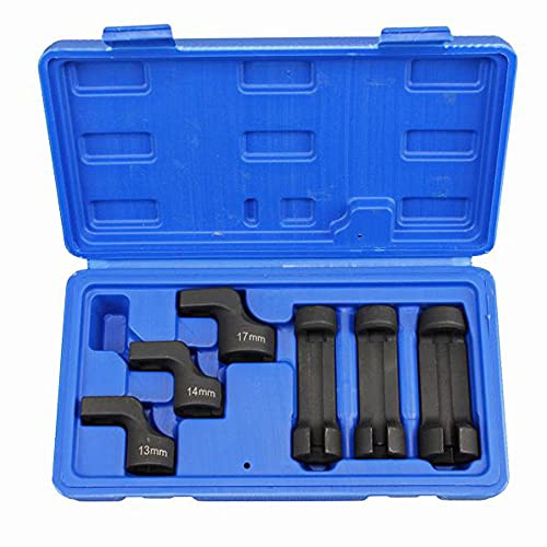 US Pro 6pc 3/8'' dr Exhaust Gas Temperature Sensor Socket Set 13mm 14mm 17mm