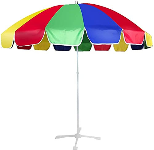 Sombrilla de jardín Sombrillas Sombrilla Grande para Exteriores, sombrilla Comercial con Mango Largo, sombrilla de Playa con Base Parasol GCSQF210604