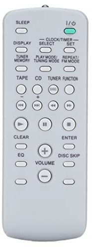 PUSOKEI Télécommande pour Système Hi-FI , Télécommande de Remplacement pour MHC‑GX450 CMT‑NE3 MHC‑GX250 MHCGX450 CMTNE3 Mini Chaîne Stéréo Hi FI
