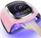 NAXBEY LED Nail Lamp,168W UV Lamps for Gel Nails,UV Nail Lamp with 7.5 Inch Large LCD Touch Screen/4 Timer Setting/Auto Sensor,Professional Led Lamps for Gel Nails Polish Starter Tool Home Salon Use