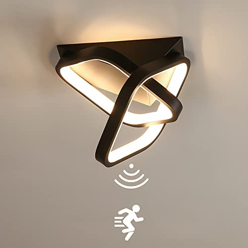 TRUYOK LED Deckenleuchte mit Bewegungsmelder Modern Deckenlampe mit Bewegungssensor 26W Flur Sensorlampe Deckenbeleuchtung mit Sensor für Flur Treppe Wohnzimmer Balkon Küche Garage Veranda BüRo
