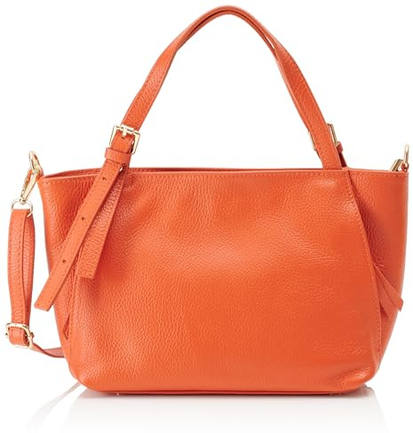 FAINA Women's Damen Handtasche, Orange
