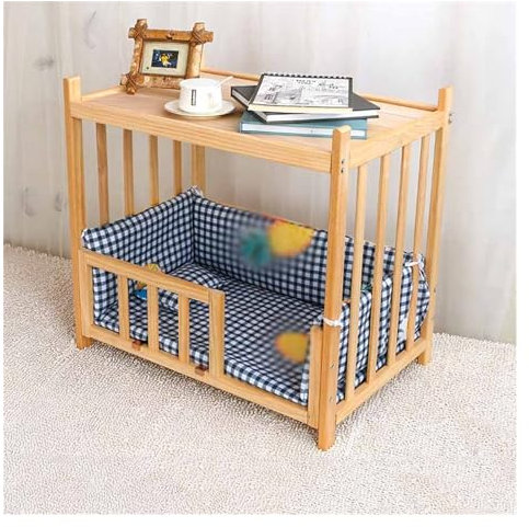 EHEIN Möbel Katzenbett Haustierbett, Freistehendes Katzenbett aus Holz for den Innenbereich, Katzensofa Haustierbedarf (Color : Style4, Size : S)