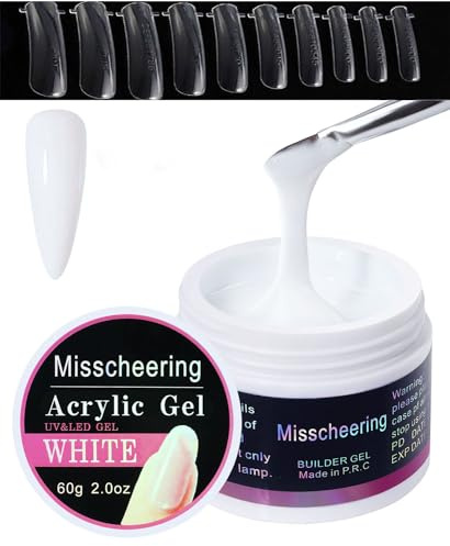Nail Art Painless Extension Nail Gel Set - 60g Nagelverstärkung Mit 100 Nagelschablonen Für Maniküre Kunst Designs (baifang)
