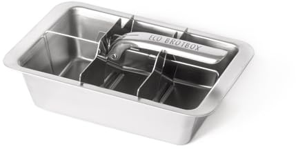 Eco Giant Cubes - Eiswürfelform groß aus Edelstahl BPA frei und Spülmaschinenfest - Eiswürfelbehälter ohne Schadstoffe für klare Eiswürfel - 0,6L 6 Stück