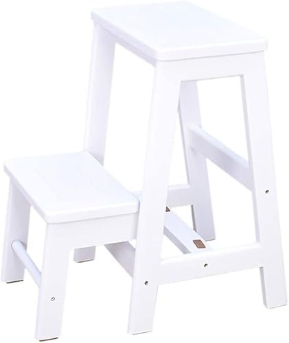 Klappbarer tragbarer Leiter-Tritthocker, klappbarer Kleiner Fußhocker, Treppenstuhl, Sitze, Holzleiter, Eichenholz, verbreiterte Multifunktions-Sicherheitsschuhbank, Haushaltsküche, modern,
