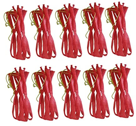 Hoement 100 Stück Wassermelonen-netz-aufbewahrungstaschen Tragbare Einkaufstaschen Für Den Außenbereich 35 Cm Netzgewebe Strapazierfähig Für Obst Und Gemüse