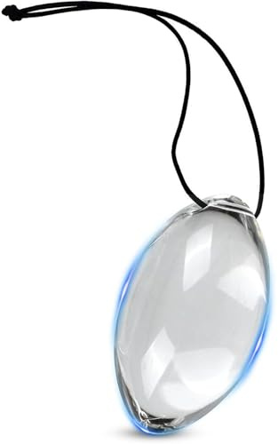 BDSMLOVE Plug anal en verre avec corde de sécurité, sex toýs couple plug anale, Design ovale classique, butt plug anals jouet sexualité couple sextoyse couple plaisir (Petit)
