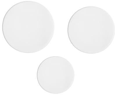 Transparente Acrylplatten 3 Stück als Foto Requisite für Kosmetik | Weiß, Zuschneidbar nach Bedarf, Bruchfest und Beschädigungsresistent, für Fotos und Selbstgemacht