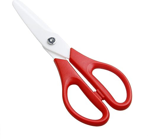 Ciseaux en céramique pour couper les aliments cuits et sans danger pour la viande, le poisson et les légumes Poignée ergonomique Utilisation sans effort Ciseaux alimentaires