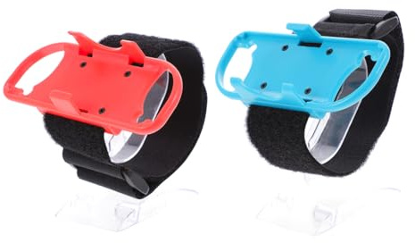 GALPADA Lot de 2 Bracelets de Manette Réglables pour Switch, Accessoires de Jeu Somatosensoriels, Sangles Élastiques Confortables, pour Danse et Expérience Gaming Active, Compatibles