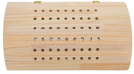 INOOMP Ergonomic Wooden Lumbar Pillow with Moxibustion for Home Use Lightweight Massage Cushion to Support Waist and Lumbar Strain Suitable for Daily Back Care