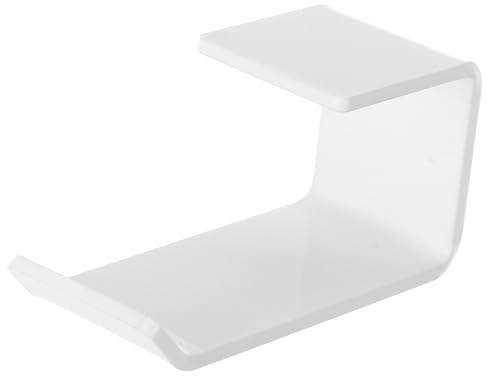 Holibanna Support Casque Gaming Mural Blanc U Rangement Espace Bureau Support Écouteurs pour Différents Types Accessoire Jeux et Design Contemporain