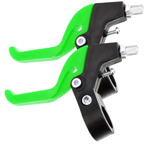 ARUPMN 1 Paar Kinderfahrrad V-Brake Hebel Fahrrad MTB BMX Mountain Road Bike Lenker V-Brake Radfahren Teile(Green)