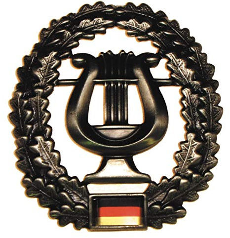 MFH 36021K Bundeswehr Barettabzeichen (Musikkorps/5,5 x 4,5 cm)