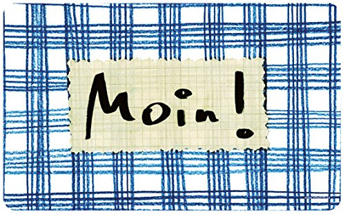 Frühstücksbrettchen 23 x 14 cm • 68081 ''Moin!'' von Inkognito • Künstler: INKOGNITO © Saskia Bach • Dies & Das • Küche & Frühstück • Frühstücksbrettchen • Schneidebrettchen • Brettchen