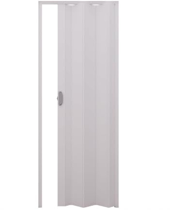 Falttür Monica Standard weiß ohne Fenster 83 x 202 cm