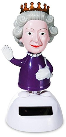 2 Figurine mobile cellule solaire queen solaires vacillantes figurine fleur solaire solar queen assorties 11 cm