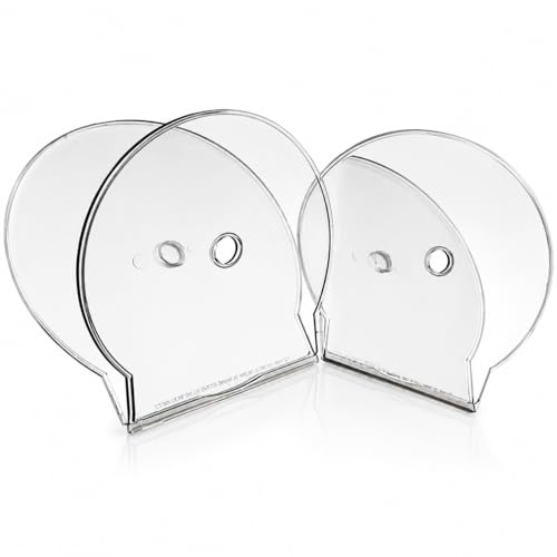 100 x custodie trasparenti Dragon Trading® (a conchiglia C) per CD e DVD.