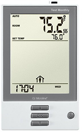 WarmlyYours, OJ Electronics UDG-4999 nHance Programmable Thermostat, with Floor Sensor, Class A GFCI , (White)