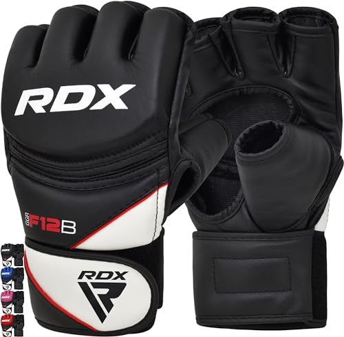 RDX MMA Maya Hide Handschuhe, Leder, Training, Kampfkunst, Boxsack, Kampf, Sparring, Kickboxen