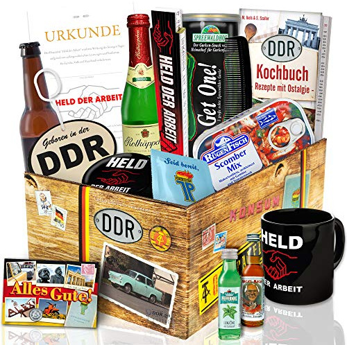 DDR Männer Geschenkbox XXL/Produkte aus der DDR/Geburtstagsgeschenke für Männer