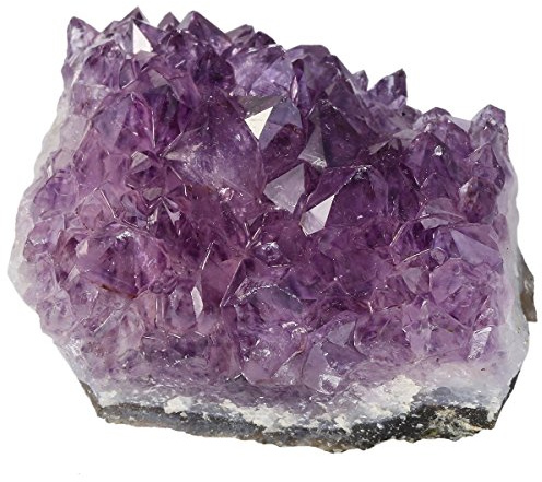 mookaitedecor Natürlichen Amethyst Druse Edelsteine Kristallgruppe | Natürlicher Rohstein Amethyst Druse, Mineralien Edelstein Sammler Tischdekoration Kristall Spirituelles Deko, 100-150g
