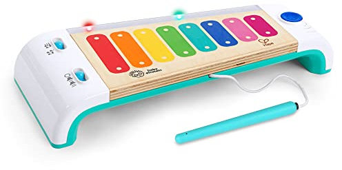 Baby Einstein Hape Magic Touch Xylophon aus Holz, Musikalisches Spielzeug für Kleinkinder, 2 Spielmodi, über 30 Melodien, Lichter und Lautstärkeregelung, ab 12 Monaten +